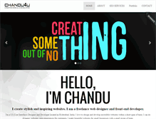 Tablet Screenshot of chandu4u.com